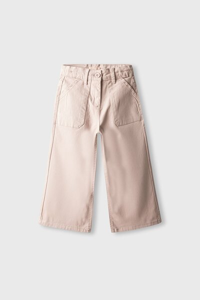 Girls Peach Ease Twill Pants