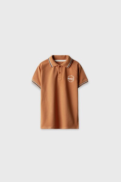 Boys MMXI Classic Rust Polo