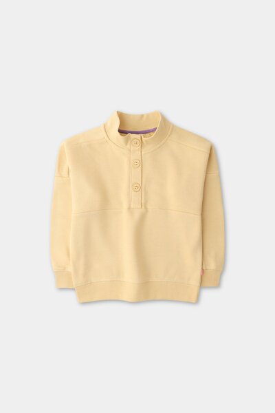 Girls Lime Mock Neck Pullover