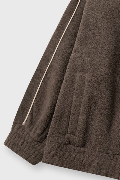 Boys Signature Brown Polar Fleece Jacket
