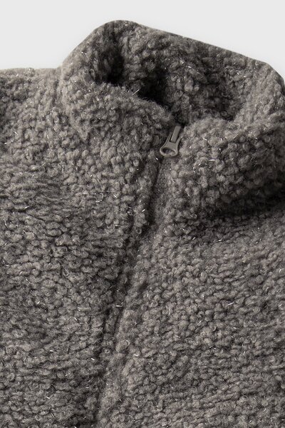Girls Cocoa Luxe Sherpa Jacket
