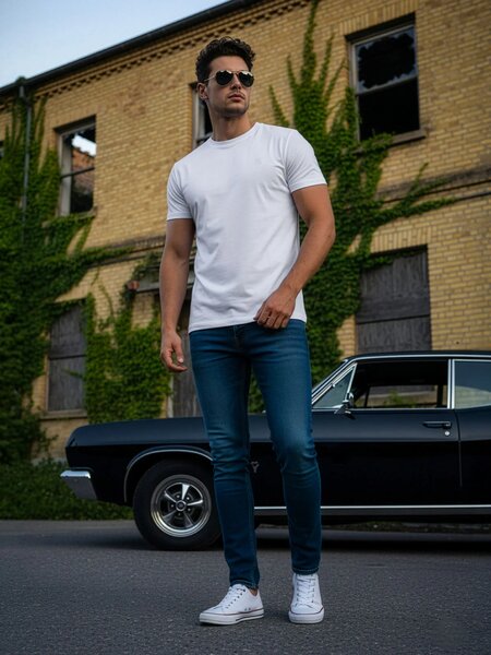 White Basic T-Shirt (TEE-401)