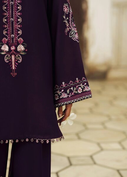 Moksha by Casualite RTW Embroidered Karandi Silk 3 Piece Suit CL26UMK Parisa - Casual Collection