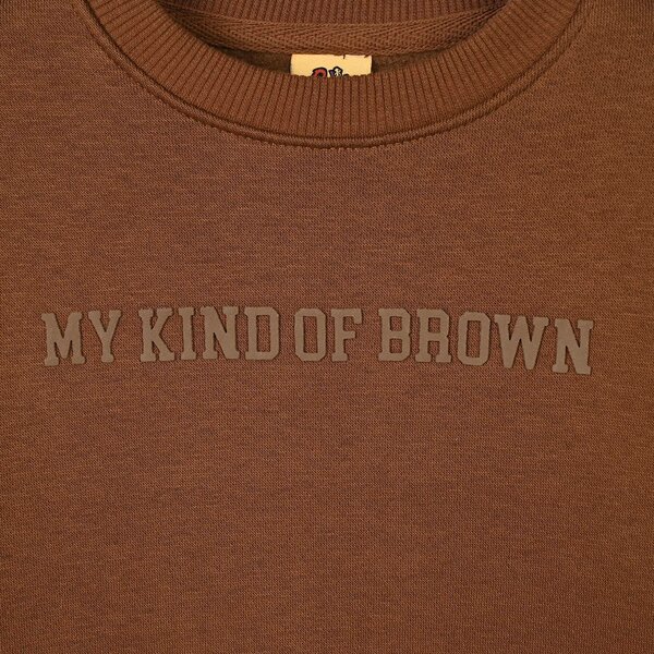 Boys Fleece Sweatshirt My Kind Of Brown