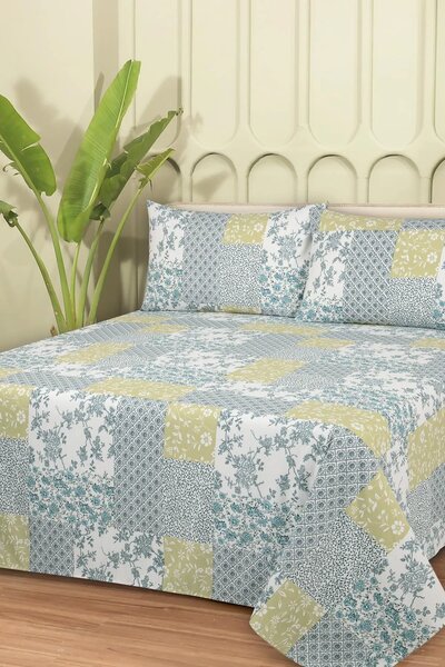 Linen Collection MFJP Printed Bed Sheet Set