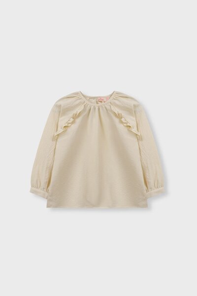Luxe Muslin Frill Top