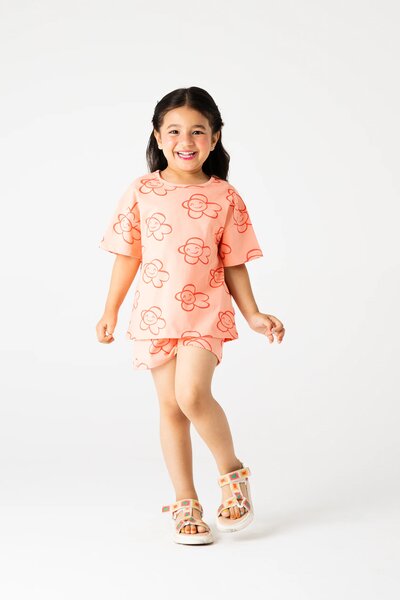 Girls Happy Flower Co-ord Set