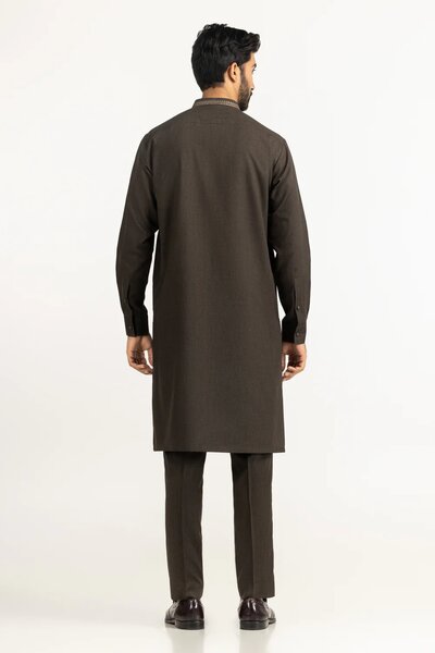 Regular Fit Embroidered Suits