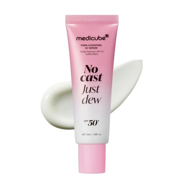 Medicube PDRN Hydrating UV Serum - No Cast Just Dew - SPF 50+ Sunscreen - 50ml