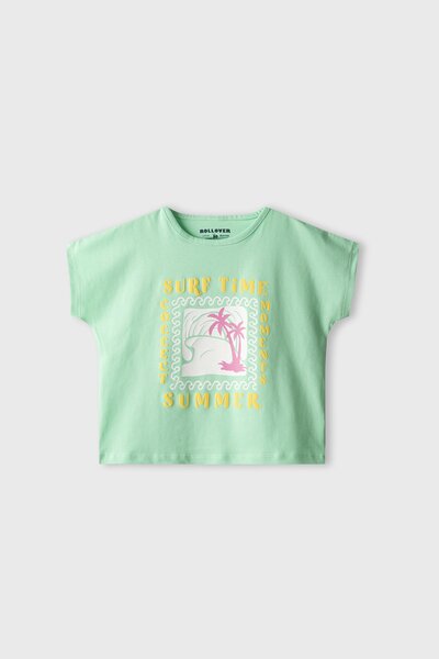 Girls Surf Time Relaxed Tee