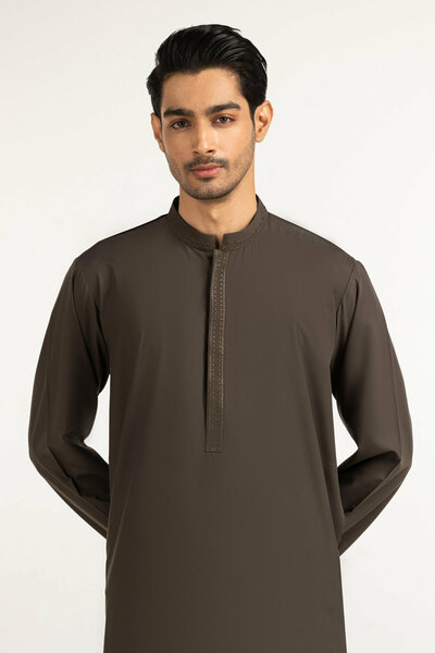 Regular Fit Embroidered Suits