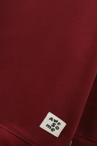 Boys Burgundy Bolt Fleece Sweatshirt