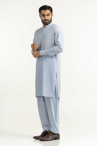 Regular Fit Embroidered Suits