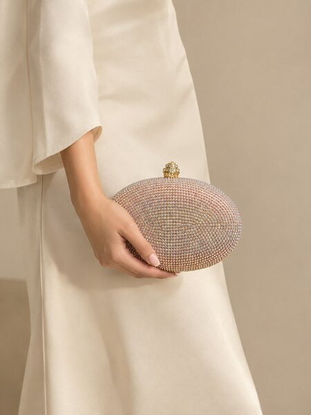 Oval Champagne Pink