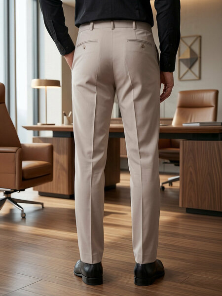 Fawn Performance Wrinkle Free Trouser (CTR-122)