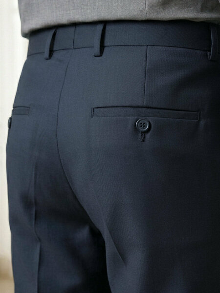 Navy Blue Executive Formal Dress Pant (FDT-436)