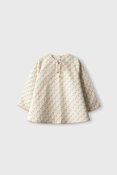 Orange Petal Lace Top