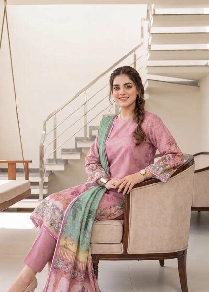 Salitex Unstitched Printed Lawn 3 Piece Suit SUNS8IN1146 Casual Collection