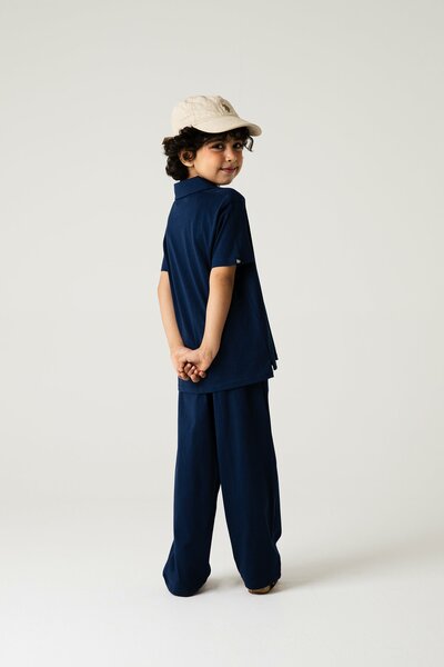 Mid Blue Jersey Co-ord Set