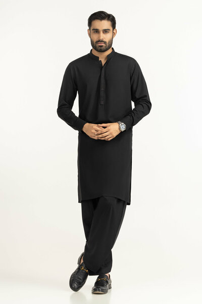 Regular Fit Embroidered Suits