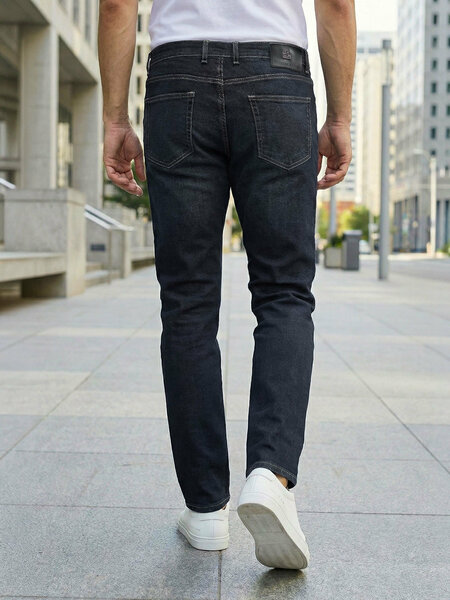 Indigo Blue Straight Fit Jeans 52