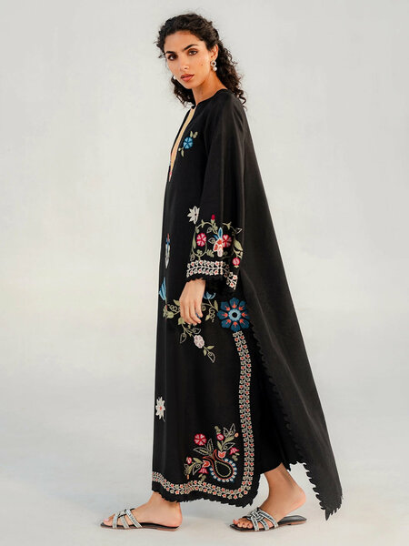 ONYX - 2pcs Raw Silk Ensemble