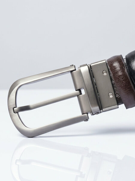 Black & Dark Brown Reversible Belt (BELT-934)