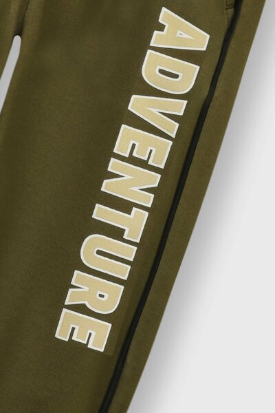 Boys Olive Utility Pocket Trousers