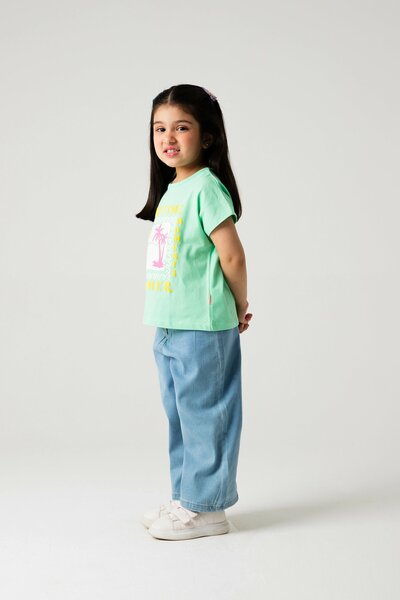 Girls Surf Time Relaxed Tee