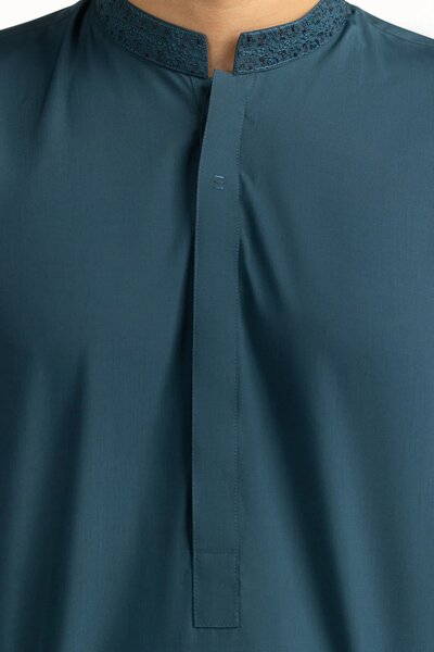 Regular Fit Embroidered Suits
