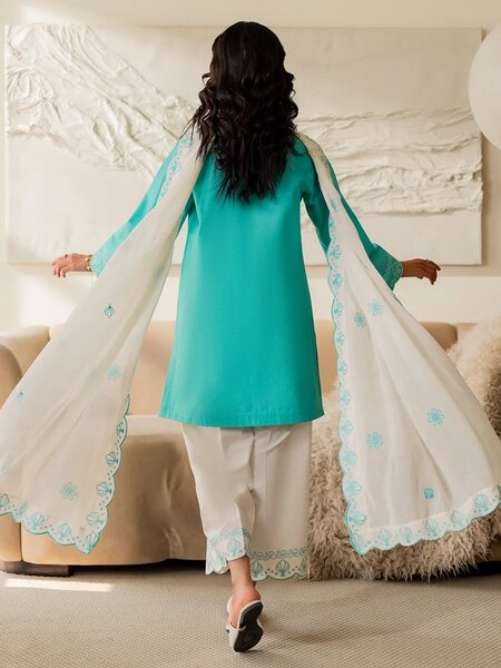 Turquoise Breeze-Dupatta