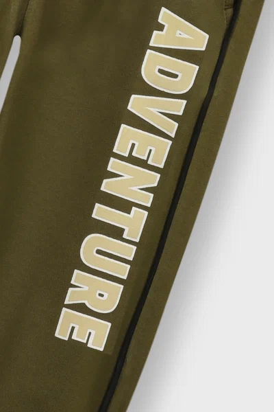 Boys Olive Utility Pocket Trousers