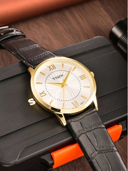 Shein - New Fashion All-Match Korean Style Casual Quartz Watch