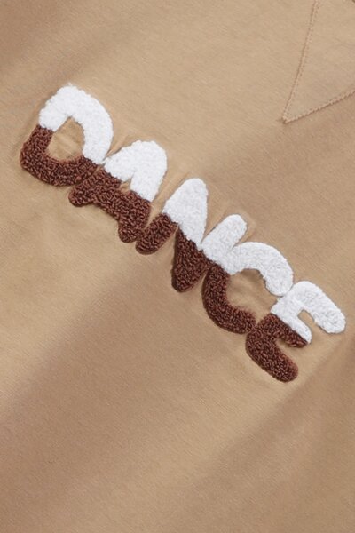 Beige Dance Jersey Co-ord Set