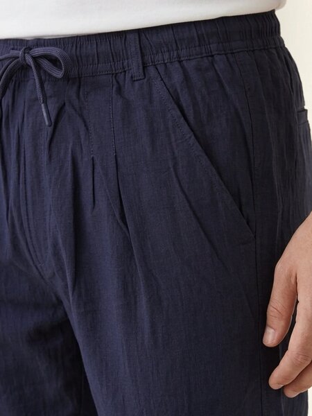 Navy Blue Cotton Stretch Trouser (CST-048)