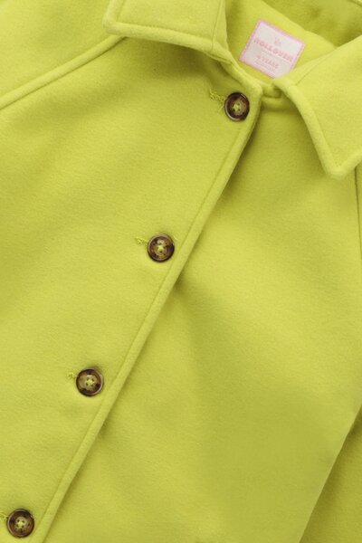 Girls Lime Luxe Felt Coat