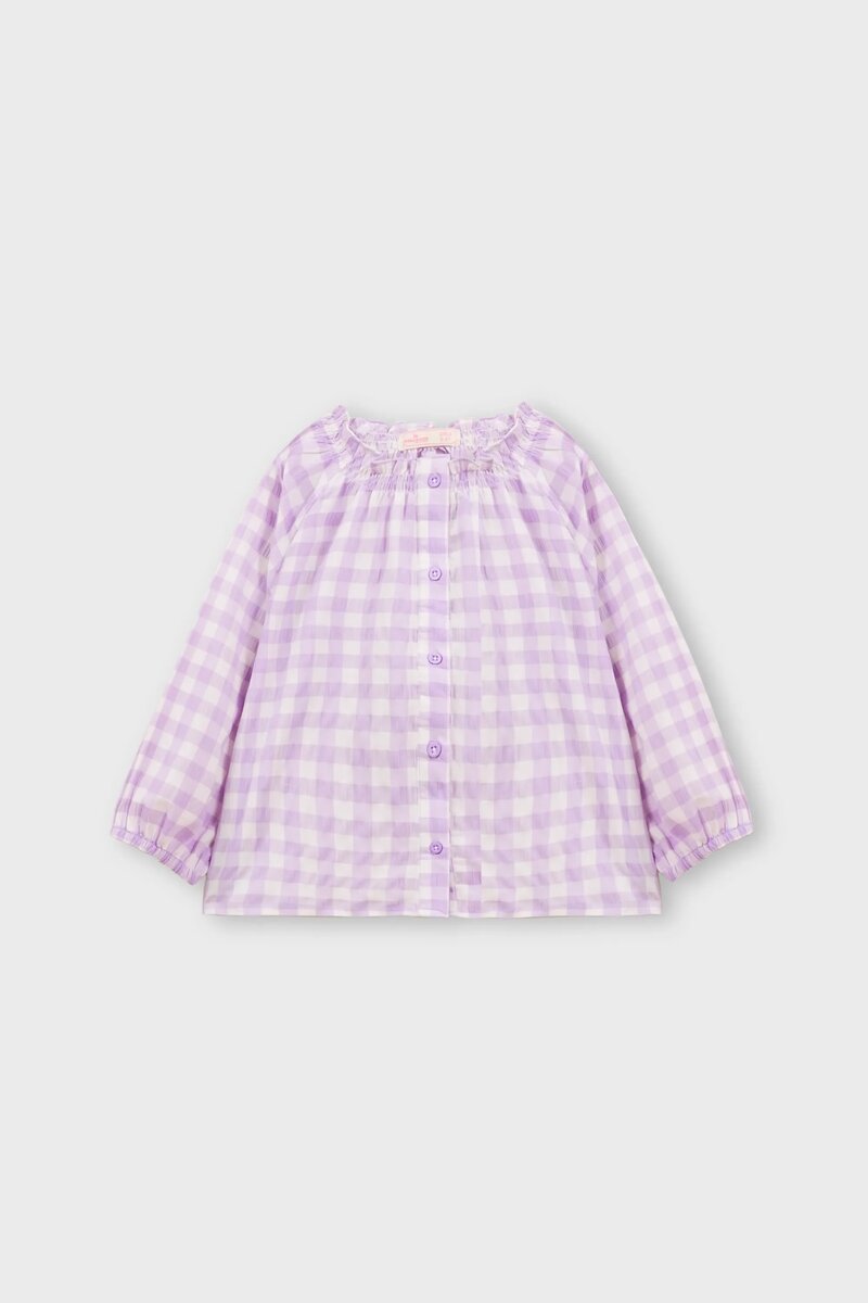 Lavender Puffy Cotton Top