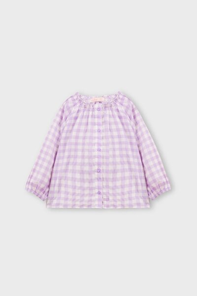 Lavender Puffy Cotton Top