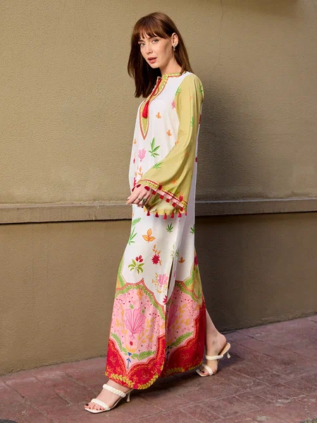 Paloma - Printed Kaftan