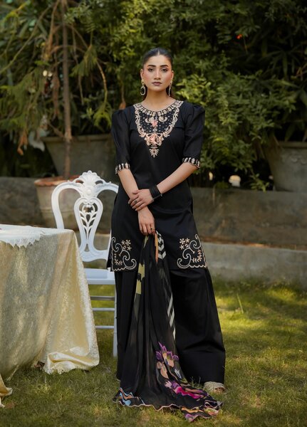 Daily Luxe by Huma Gul Unstitched Printed Lawn 3 Piece Suit ZARIAHHG-1103 - Casual Collection