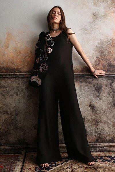 Velvet Embroidered Waistcoat