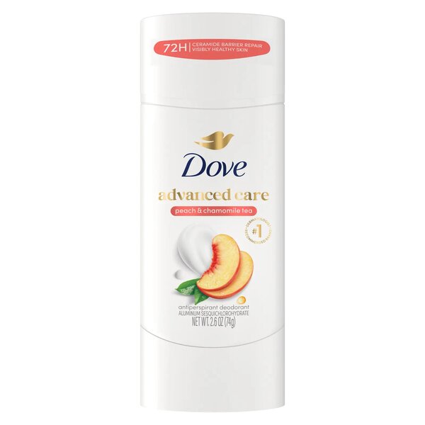 Dove - Advanced Care Peach & Chamomile Tea Antiperspirant Stick - 2.6 Oz (74g)