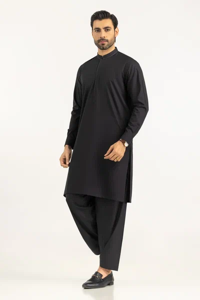 Regular Fit Embroidered Suits