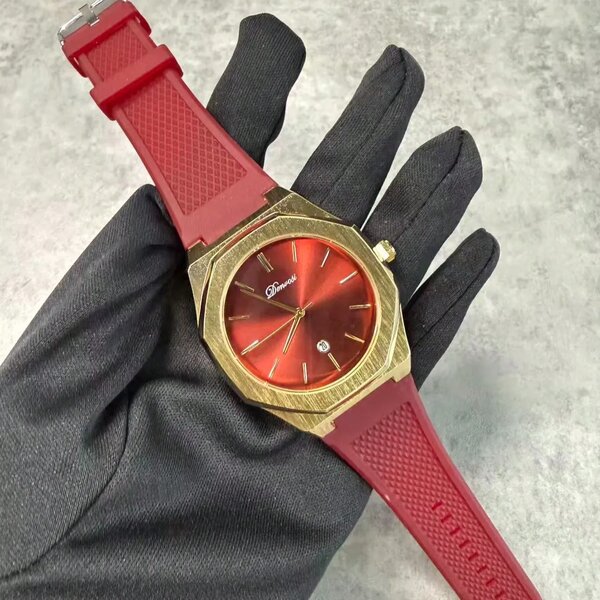 Shein - Classic Casual Quartz Men's Octagonal Quartz Watch