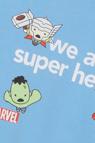 Boys Blue Super Heroes Co-ord Set