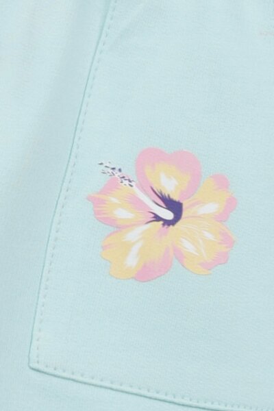 Girls Minty Bloom Play Shorts