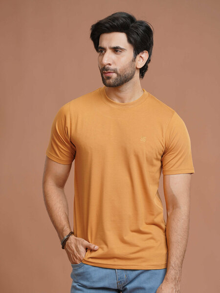 Mustard Basic T-Shirt (TEE-331)