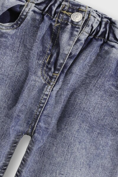 Girls Skyline Fray Wide Leg Jeans