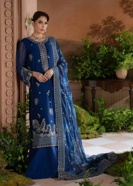 Amaya by Nureh Unstitched Embroidered Chiffon 4 Piece Suit NU26UAC AM-45 - Festive Collection