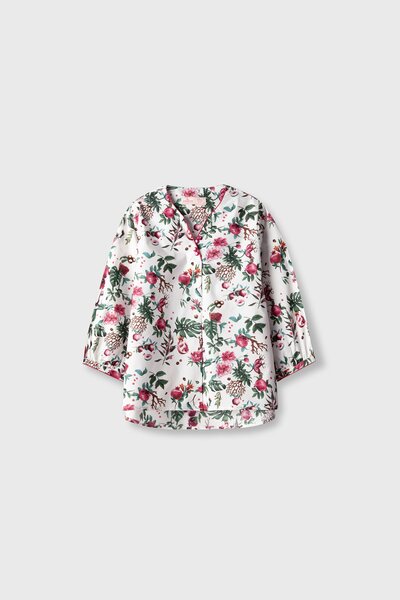 Rosette Garden Cotton Top
